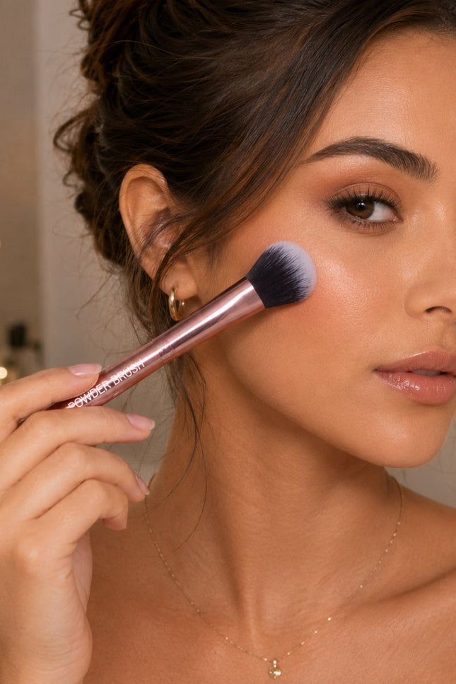 Prolux Cosmetics - Rose Gold Powder Brush