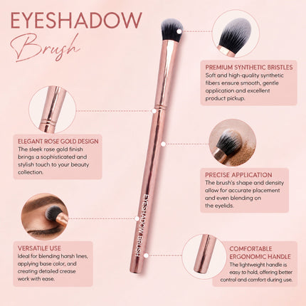 Prolux Cosmetics - Rose Gold Eyeshadow Brush