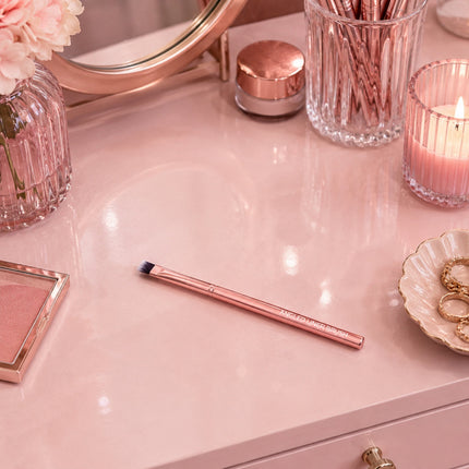 Prolux Cosmetics - Rose Gold Angled Liner Brush