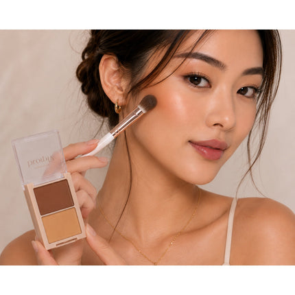Prolux Cosmetics - Double Bronze - Creme & Powder Bronzer Duo