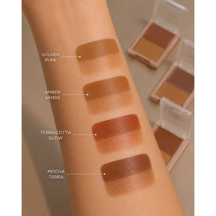 Prolux Cosmetics - Double Bronze - Creme & Powder Bronzer Duo