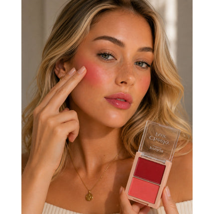 Prolux Cosmetics - Cheeky Pair - Creme Powder Blush Duo