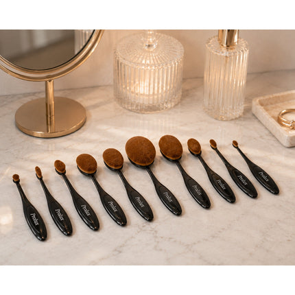 Prolux Cosmetics - Oval Deluxe Brush Set