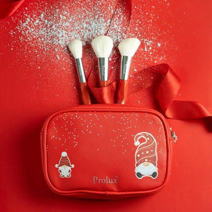 Prolux Cosmetics - Wrapped in Gnome: Makeup Brush & Cosmetic Bag
