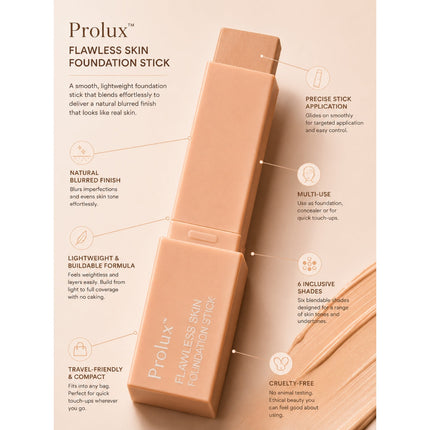 Prolux Cosmetics - Flawless Skin Foundation Stick