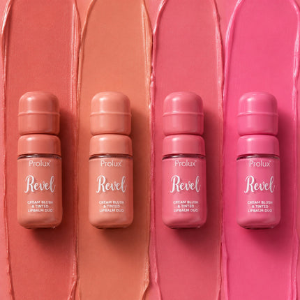 Prolux Cosmetics - Revel Cream Blush & Tinted Lip Balm Duo