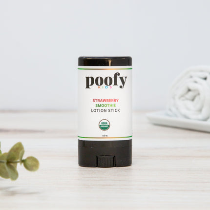 Poofy Organics - Strawberry Smoothie Lotion Stick Organic