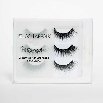 Lash Affair - The Threesome | 3 Way Strip Lash Set