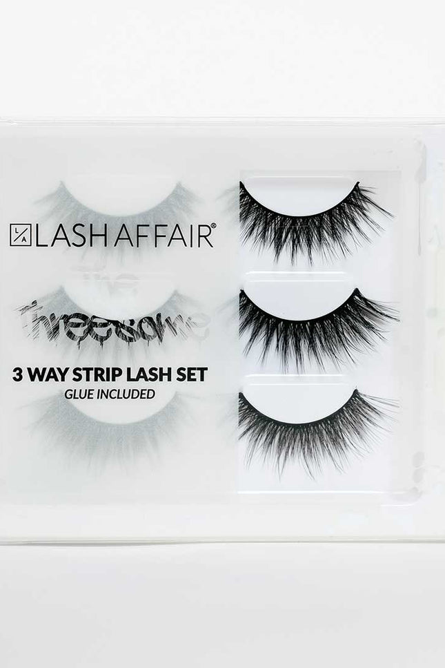 Lash Affair - The Threesome | 3 Way Strip Lash Set