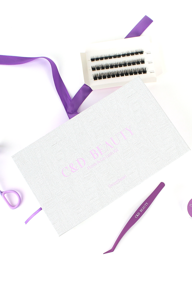 C & D Beauty - Sweetheart Press & Go Lash Kit