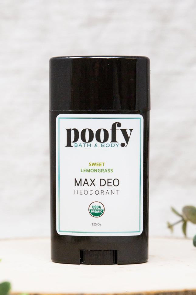 Poofy Organics - MAX DEO Sweet Lemongrass Deodorant Organic