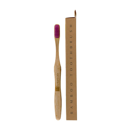 skinChemists US - Dr Botanicals Bamboo Toothbrush Purple Twin Value Savings Pack
