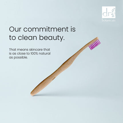 skinChemists US - Dr Botanicals Bamboo Toothbrush Purple Twin Value Savings Pack