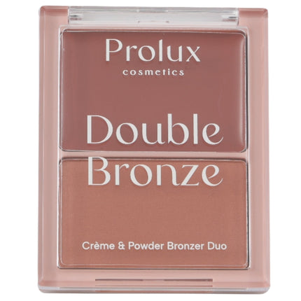 Prolux Cosmetics - Double Bronze - Creme & Powder Bronzer Duo