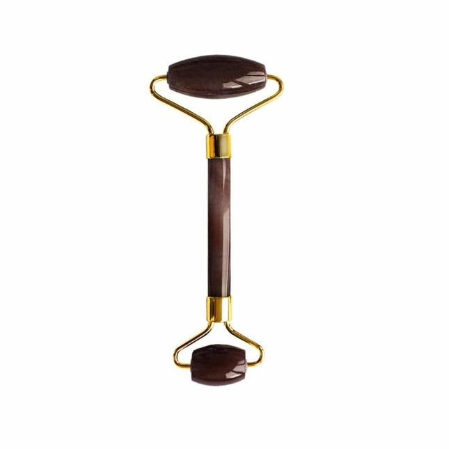 skinChemists US - Tiger Eye Harmony and Balancing Facial Roller (Gold Metal Handle)
