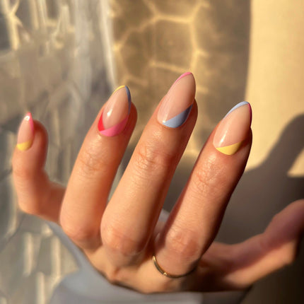 Bonmuz - Tropical Splash | Soft & Durable Press-On Nails