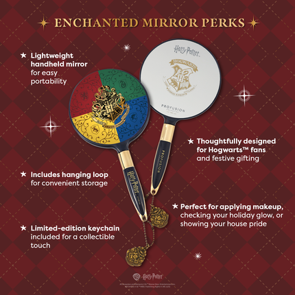 Profusion Cosmetics - Harry Potter Holiday | Hogwarts™ House Pride Handheld Mirror