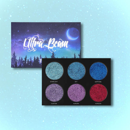 Prolux Cosmetics - Ultra Beam Pressed Glitter Palette