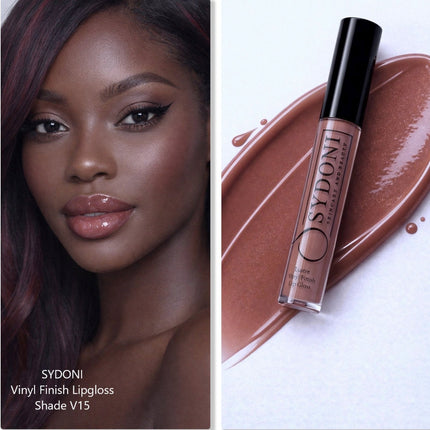 Sydoni - SHADE V15 VINYL FINISH LIPGLOSS - Medium Chocolate Brown