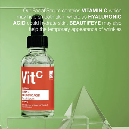 skinChemists US - Vitamin C 5% & Hyaluronic Acid 2% Hydrating Facial Serum 30ml