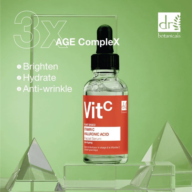 skinChemists US - Vitamin C 5% & Hyaluronic Acid 2% Hydrating Facial Serum 30ml