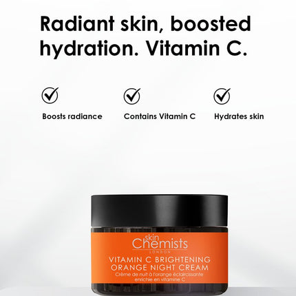 skinChemists US - Vitamin C Brightening Orange Night Cream 50ml