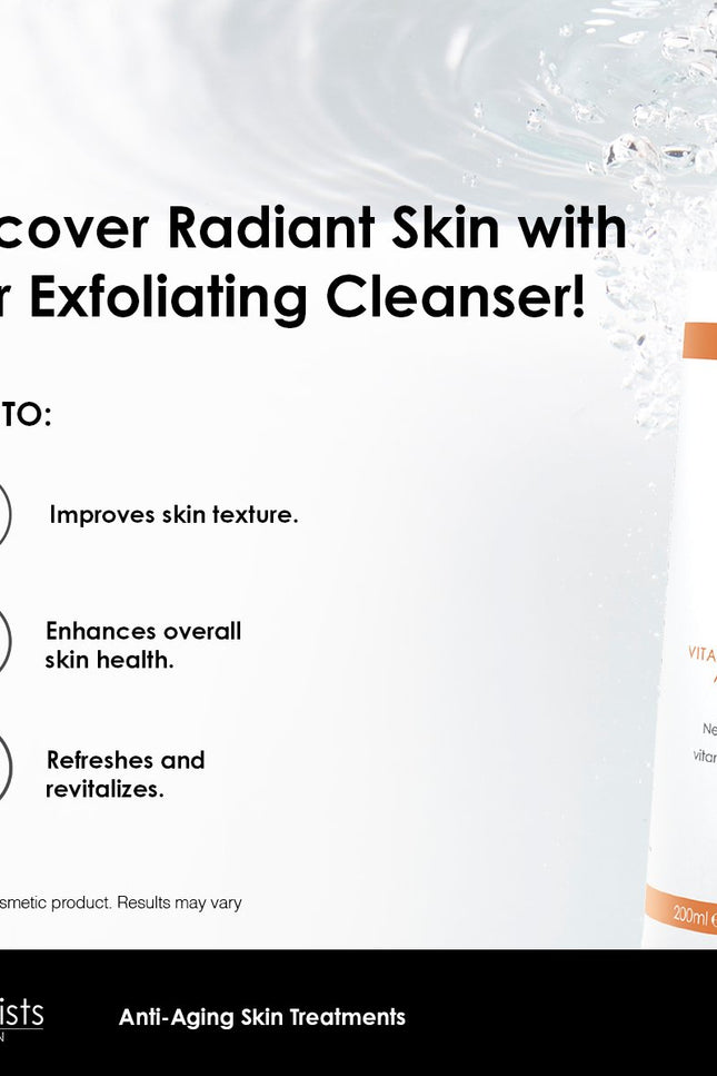 skinChemists US - Vitamin C & Peptide Cleanser 200ml