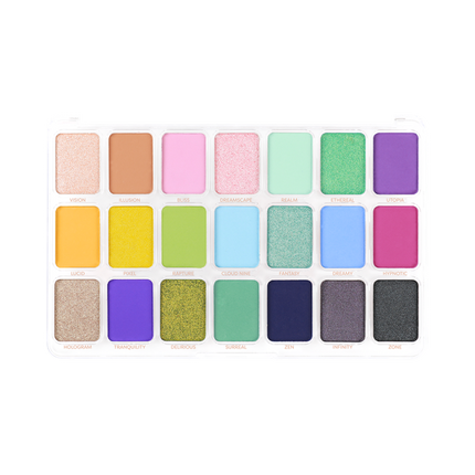 Profusion Cosmetics - Artistry 21 Shade Palette - Dreamscape