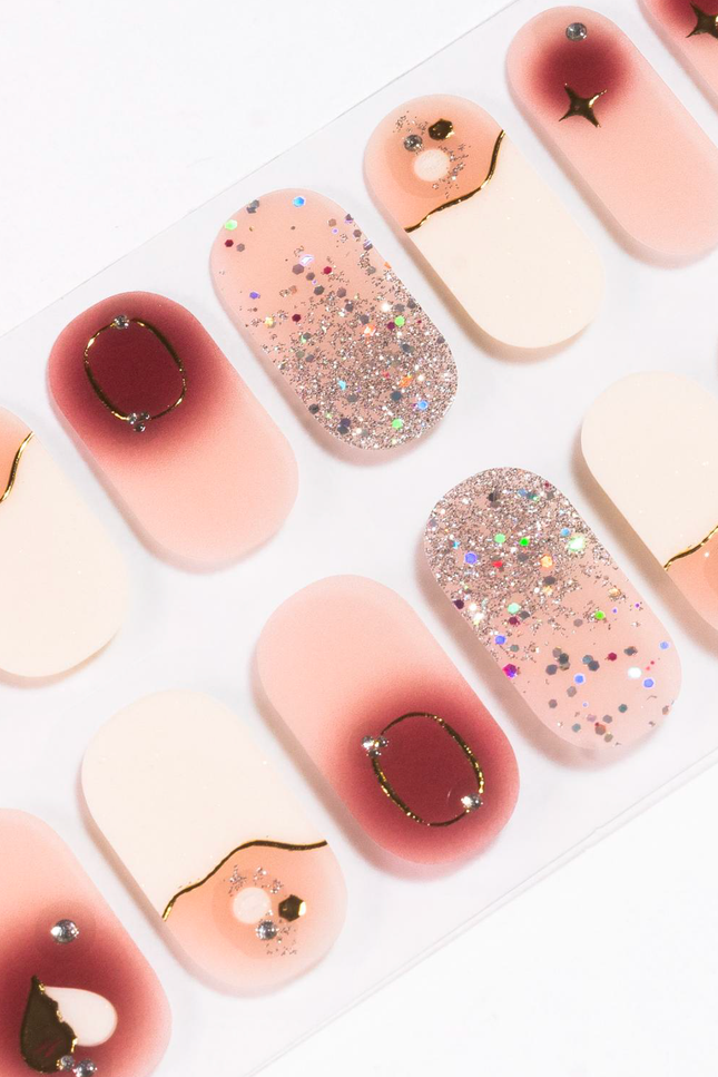 Candied Nails - Peaches and Cream Gel Nails