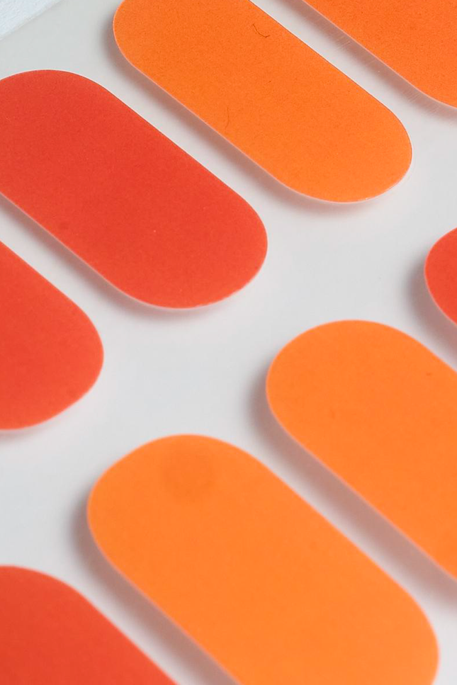 Candied Nails - Orange Cream Gel Nails