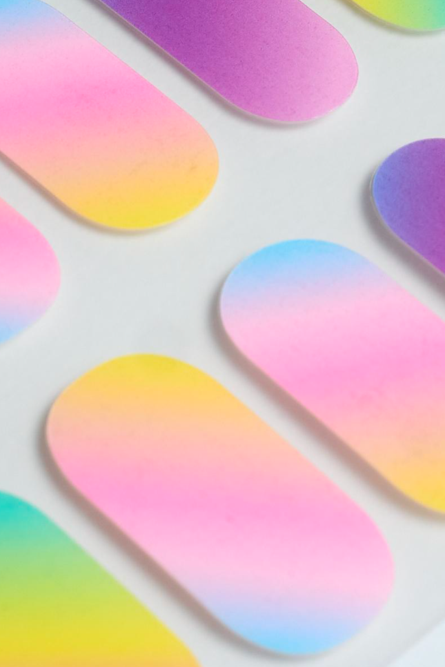 Candied Nails - Rainbow Pastel Gel Nails