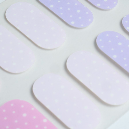 Candied Nails - Nail Sticker - Pinks and Blues Gel Nails