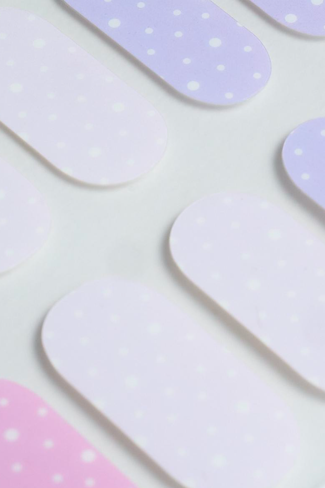 Candied Nails - Nail Sticker - Pinks and Blues Gel Nails