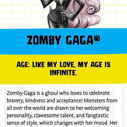Inked Doll Cosmetics - (HUGE!) Monster Doll ZOMBY GAGA *UV Neon Pastel* SPLIT LINER/ FACE/ BODY PAINT